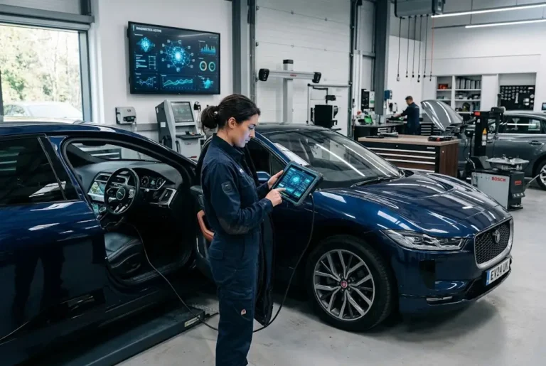 Auto repair services using AI diagnostics and advanced repair technology