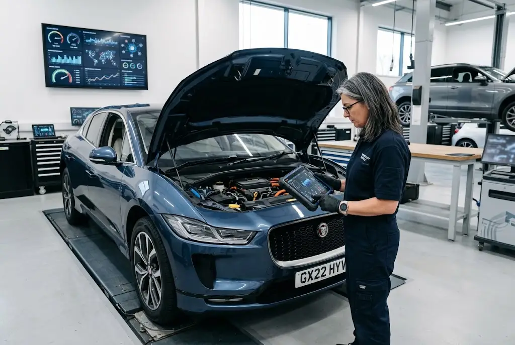 Vehicle maintenance using AI diagnostics and smart vehicle monitoring